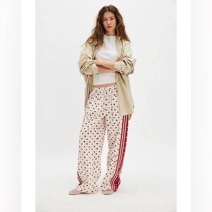 NWOT! Free People Hudson Canyon Printed Poplin Pants - Hearts